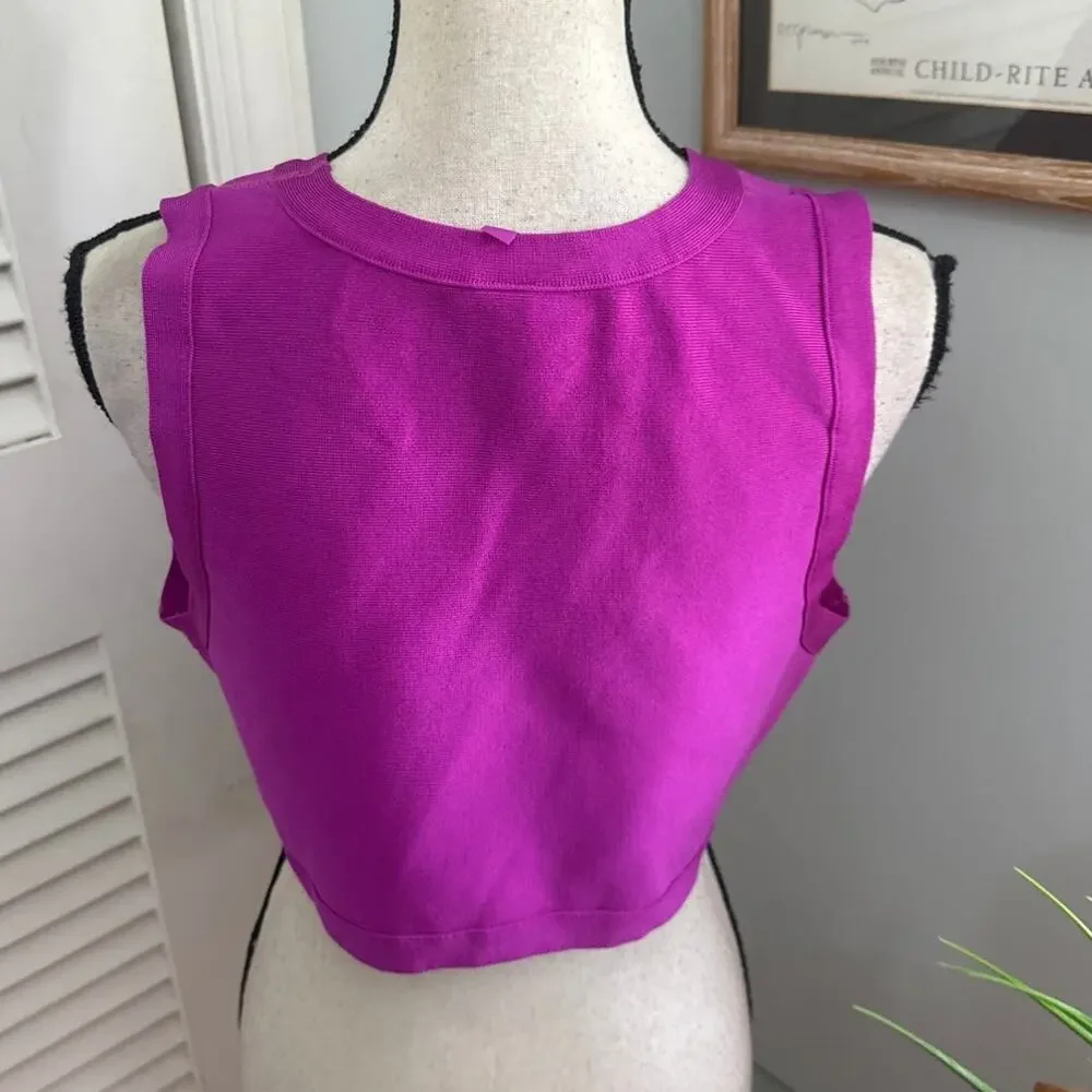Skins Swim Womens 3X Purple Lollipop High Neck Tank Beach Resort